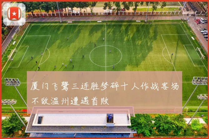 厦门飞鹭三连胜梦碎十人作战客场不敌温州遭遇首败