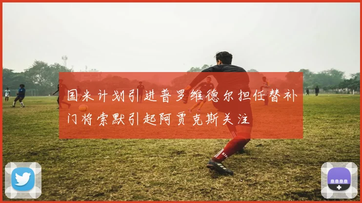 国米计划引进普罗维德尔担任替补门将索默引起阿贾克斯关注